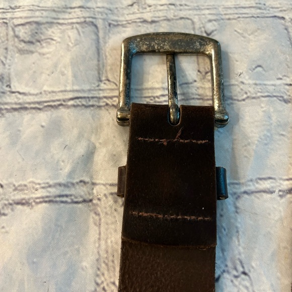 HIPWEAR CANADA BROWN LEATHER CUTOUTS BELT (16501) GENUINE LEATHER WOMENS BELT L - Picture 8 of 14